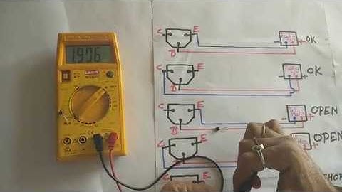 NPN Transistor Testing with Digital Multimeter