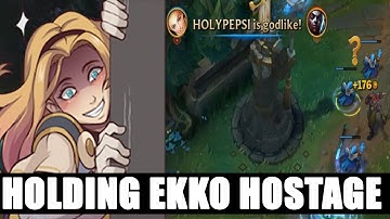 Holding a Griefing Ekko Hostage (League Of Legends)