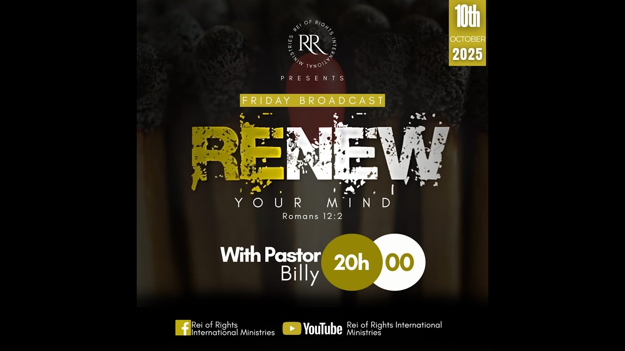 Pastor Billy - Renew your mind - YouTube