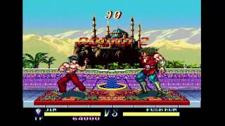 Martial Champion - PCENGINE Super CDRom2 (Real Hardware) my 15 minutes gameplay