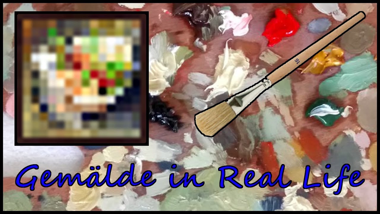 Minecraft Gemälde "Kebab" in Real Life nachgemalt und gecraftet YouTube