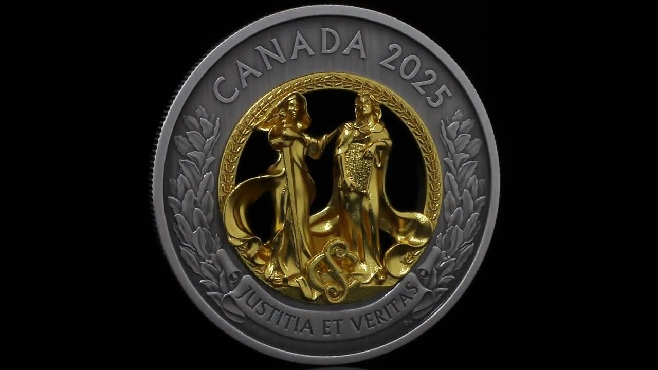Allegories of Justice and Truth - Multidimensional Fine Silver