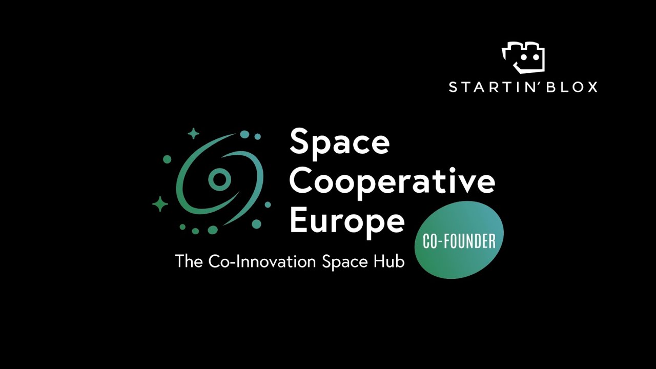 Space Cooperative Europe SCE - Co-Founder StartIn'Blox - 1min by Alice Poggioli