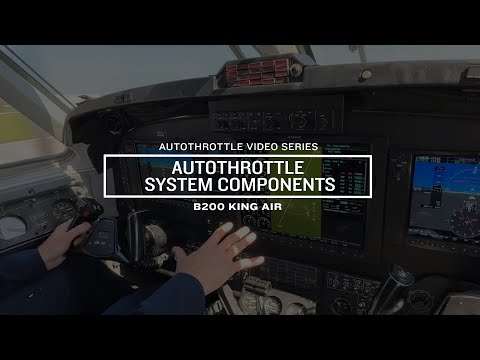 B200 King Air Garmin Autothrottle: System Components