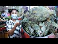 Thick skin ocean fish buy from market for 2 recipes - Market tour - Fish recipe