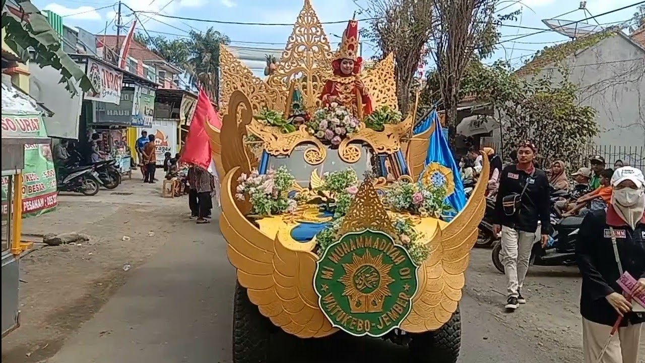 Karnaval MIM Watukebo & SDM Ambulu Jember ll HUT Proklamasi Kemerdekaan RI 77