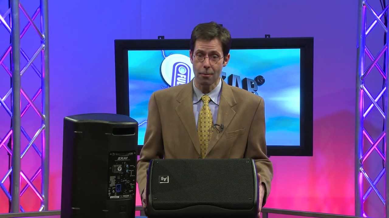 Electro-Voice ZXA1 Powered PA Speaker Demo | Full Compass - YouTube