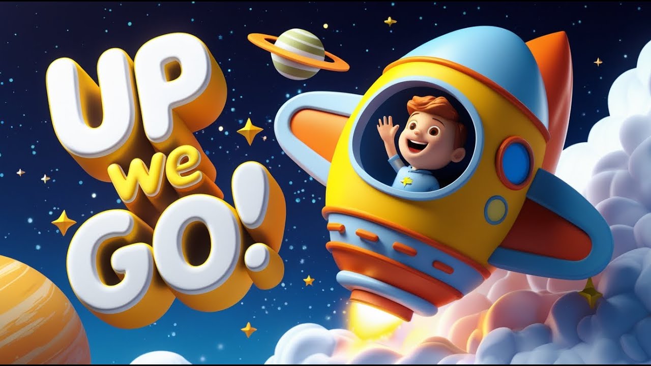 Rocket Ride Adventure | Up We Go! Preschool Song