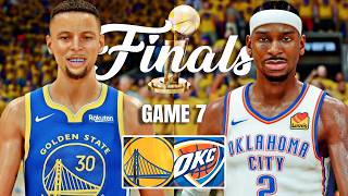 NBA DREAM FINALS: 2017 WARRIORS vs 2025 THUNDER GAME 7 | NBA 2K26 (PS5 PRO)