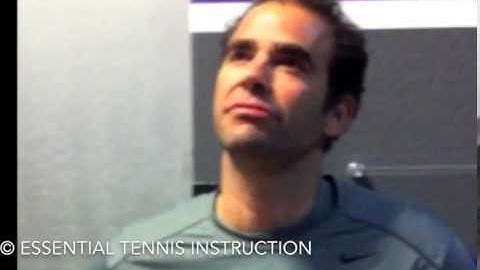 ETI Pete Sampras on his second serve