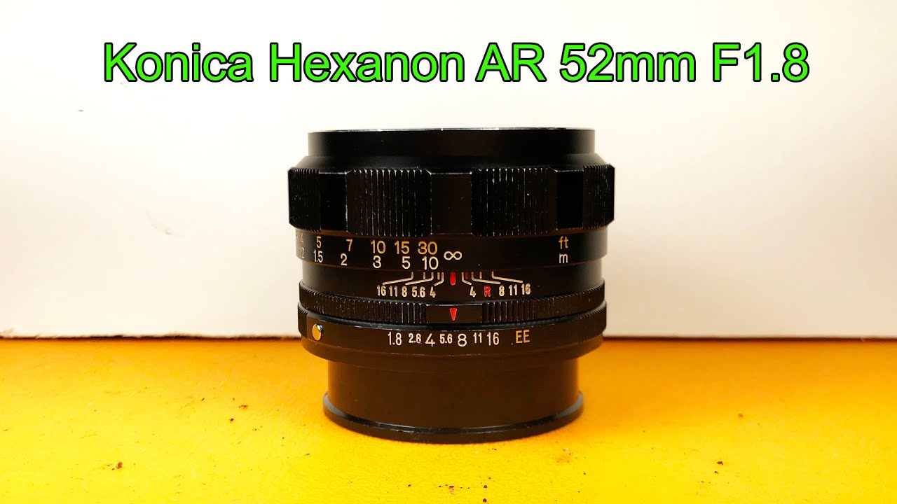 Partial Disassembly of Konica Hexanon AR 52mm F1.8 lens. - YouTube