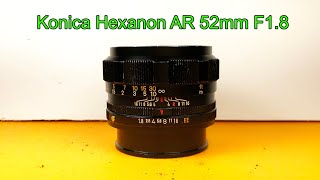 Partial Disassembly of Konica Hexanon AR 52mm F1.8 lens. - YouTube