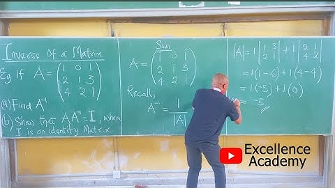 Inverse and Adjoint of a Matrix: Meaning, Representation and How to find the Inverse and Adjoint