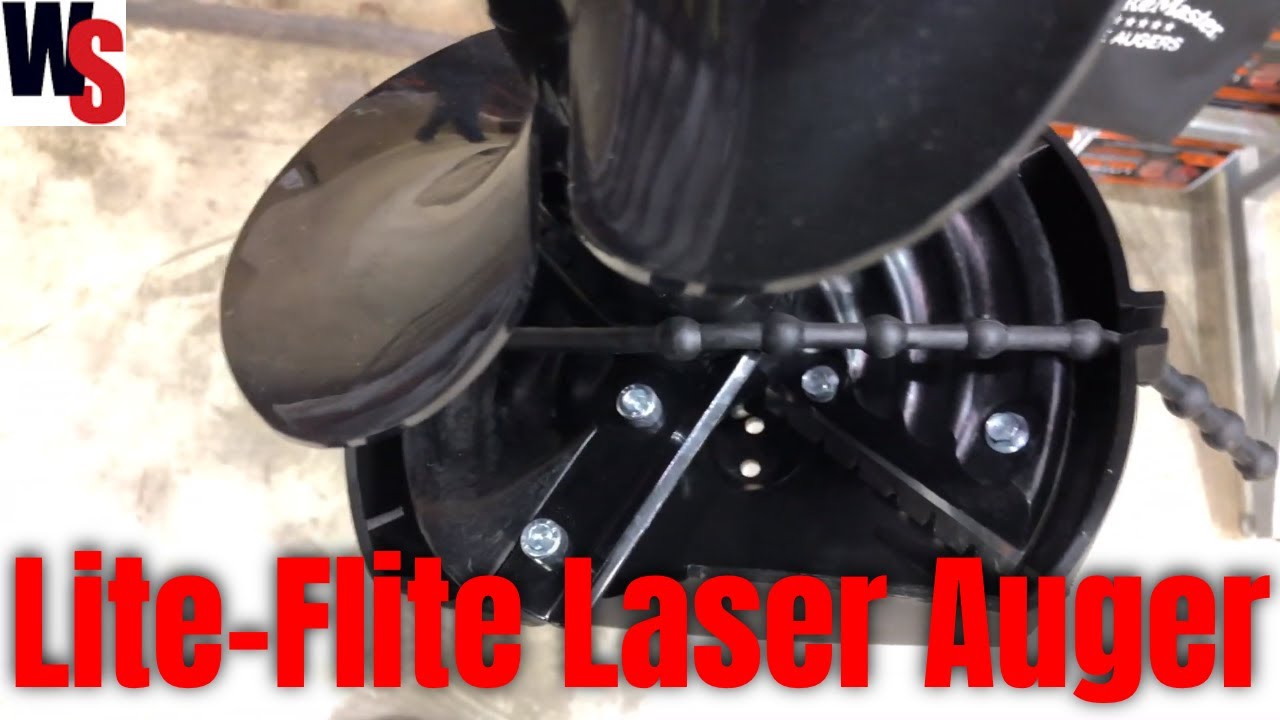 Strike Master LiteFlite Lazer Drill for 1/2" Cordless Drill Ice Auger