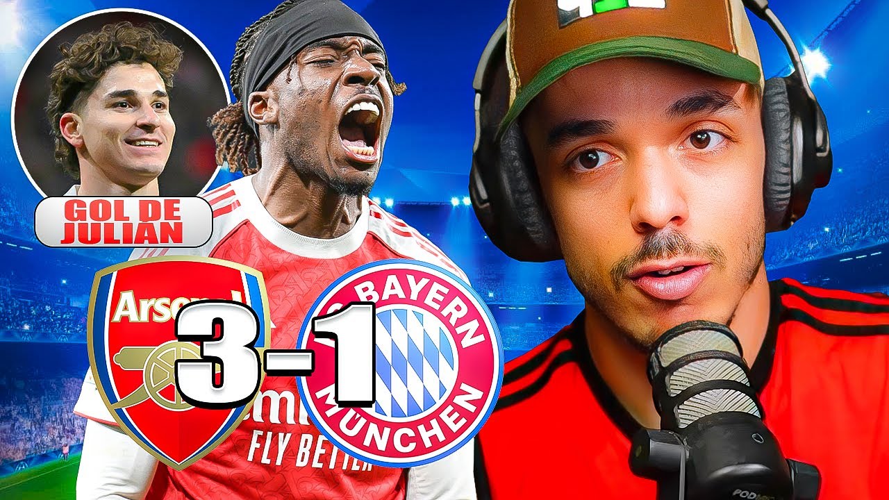 MEJOR EQUIPO DEL MUNDO: ARSENAL 3-1 BAYERN, BAMBINO ME MENCIONÓ!!!! / BENITO SDR