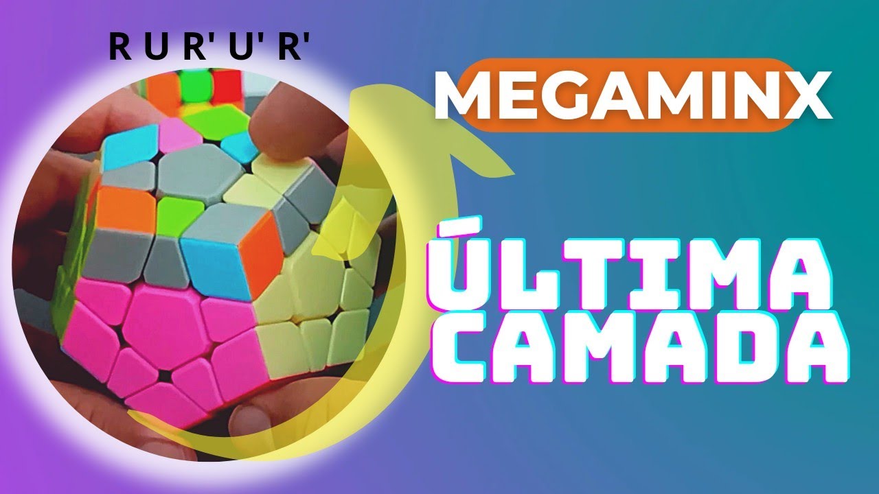A última camada do Megaminx 3x3 - Bem fácil #megaminx #megaminxpuzzle #puzzle
