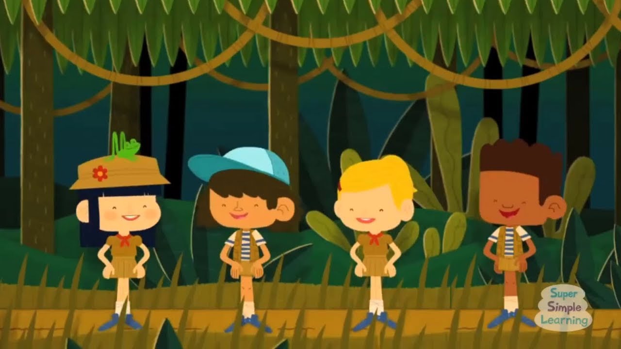 Walking In The Jungle Nursery Rhymes Songs For Children YouTube