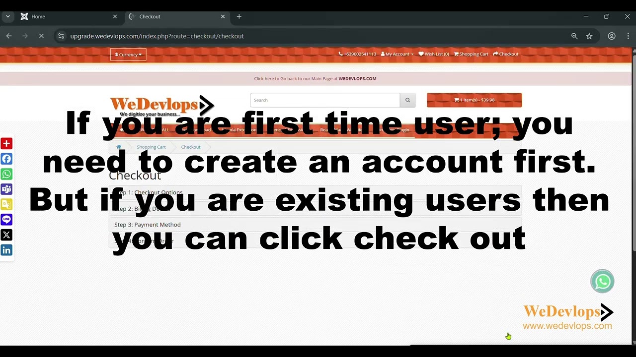 Как скачать расширение с сайта wedevlops, используя банковский перевод PayPal и Wise Payment Open...