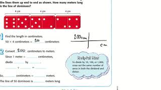 5th Grade Math Chapter 11 Lesson 10:  Convert Metric Units of Length
