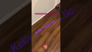 Kelly Floors llc. We lay laminate/vinyl youtubeshorts welaywooddaily craftmanship performance