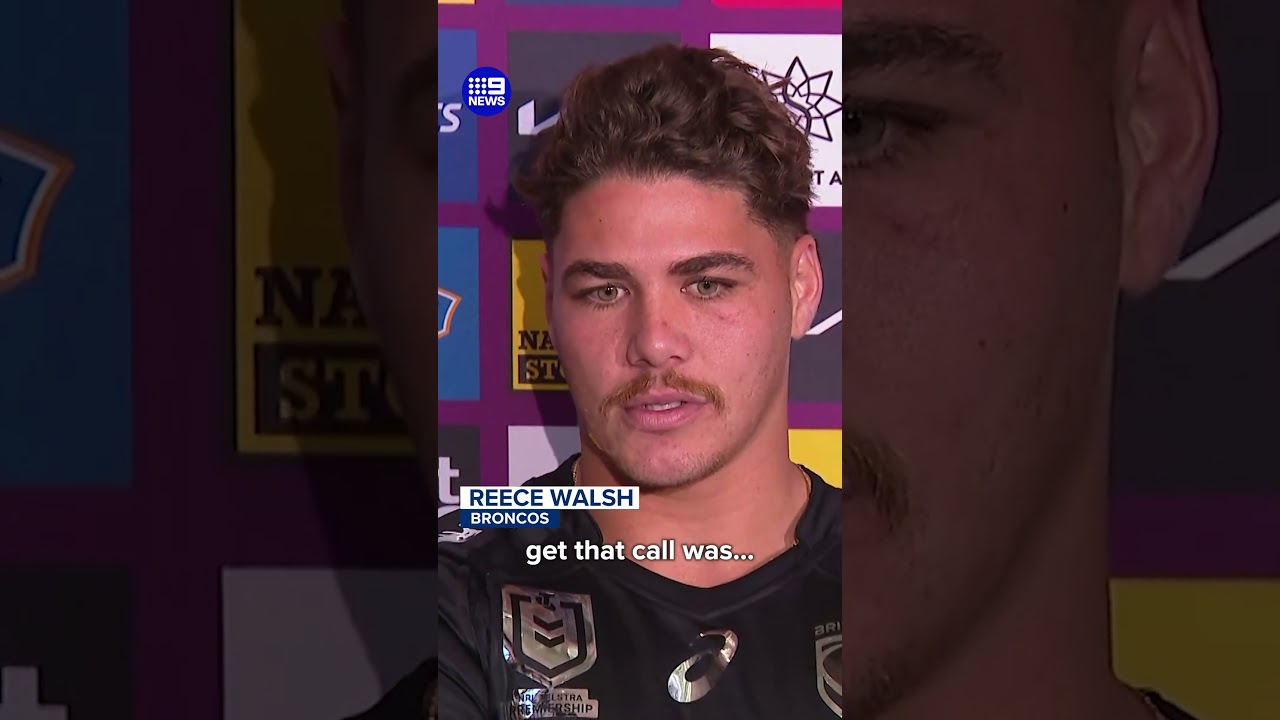 Reece Walsh breaks silence on Origin snub | 9 News Australia