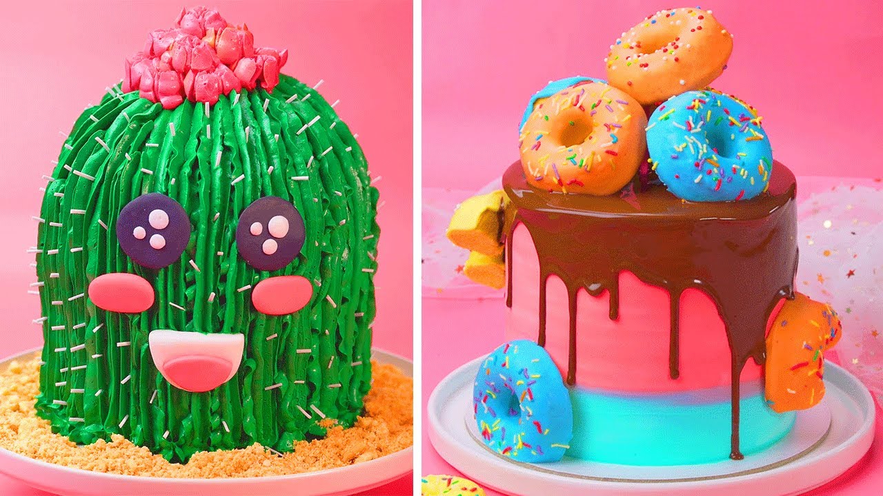 Best Colorful Cake Decorating Ideas for Cake Lovers | Tasty Cake Tutorial | So Yummy Cake Decorating