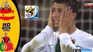 ‎ملخص إسبانيا والبرتغال / دور ال16 /كأس العالم 2010/جودة عالية جدا/تعليق عصام الشوالى