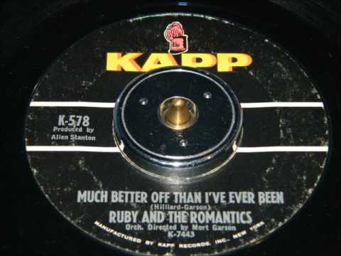 Ruby & The Romantics - Much Better Off Than I've Ever Been