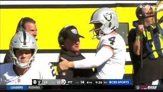Derek Carr 61 Yard Touchdown P To Henry Ruggs Steelers Vs Raiders