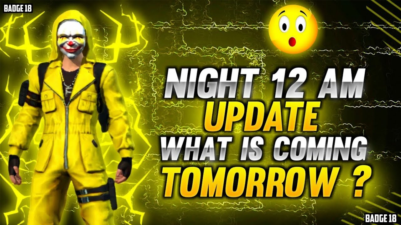 Free Fire Tonight 12am Updates In Telugu || Free Fire To Night Update || 12am Updates In Telugu