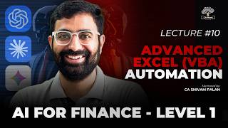 AI for Finance | FULL COURSE - Lecture 10 Excel Automation Using AI (VBA Coding)