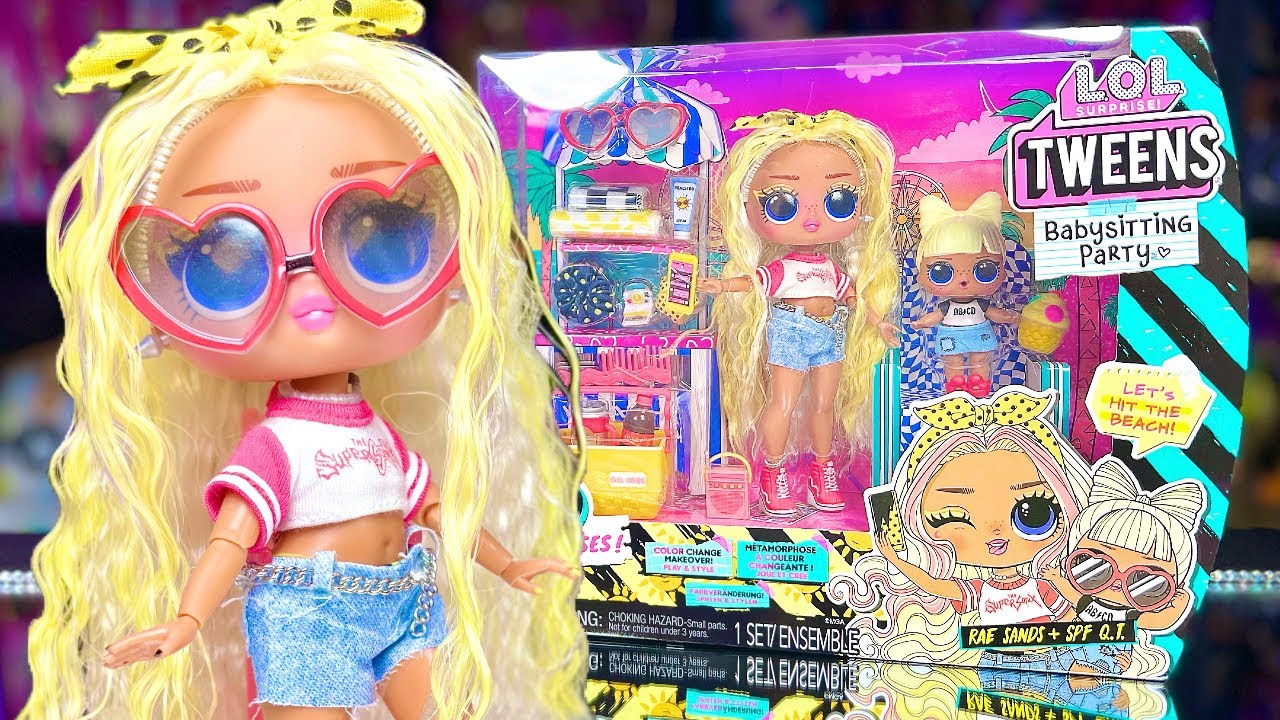 LOL Surprise Tween Babysitting Beach Party with 20 Surprises Including  Color Change Features and 2 Dolls – Great Gift for Kids Ages 4+