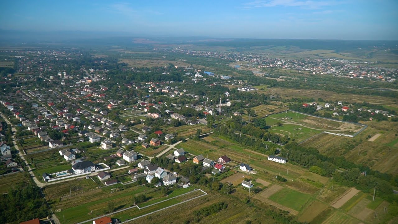 Лисецька громада з висоти  пташиного лету