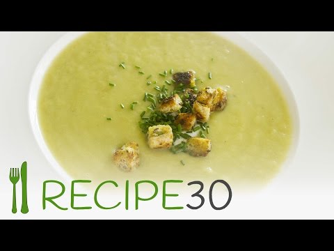 Leek and Potato Soup Recipe in 30 seconds.