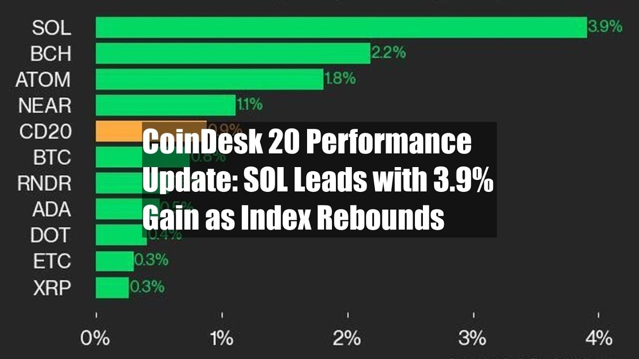 CoinDesk 20 Performance Update: SOL Leads with 3.9% Gain as Index ...