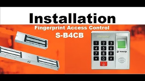 Secureye Access Control S-B4CB || EM Lock Installation