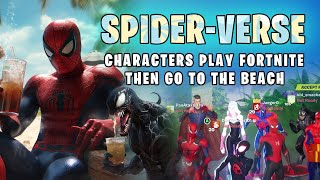 Doctor Strange plays Fortnite with the Spider-Verse squad then they go to the beach with Venom