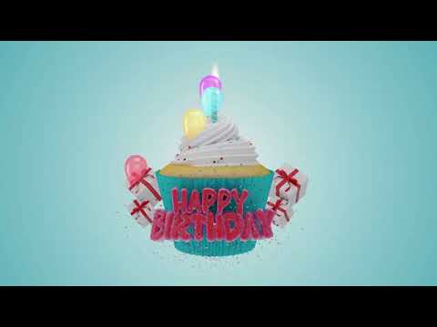 Happy Birthday Cup Cake - After Effects Temlpates & Projects - YouTube