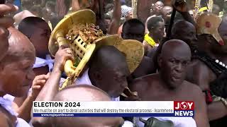 We must be on alert to derail activities that will destroy the electoral process - Asantehene