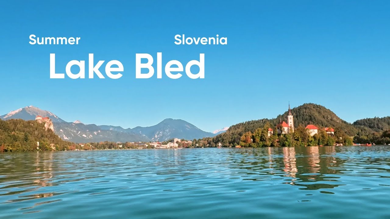 Golden Hour at Lake Bled with Classical Music | Relaxing & Focusing 4K