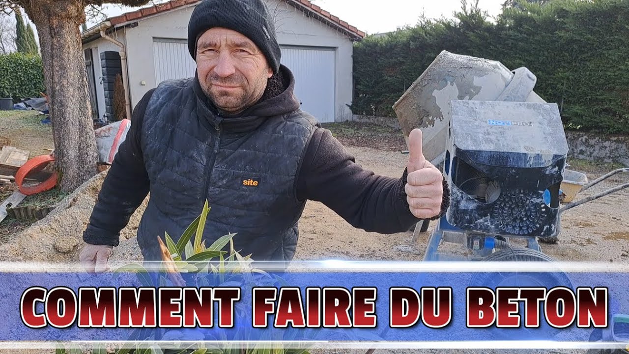 Comment faire du béton faire du béton à la bétonnière . YouTube — free download