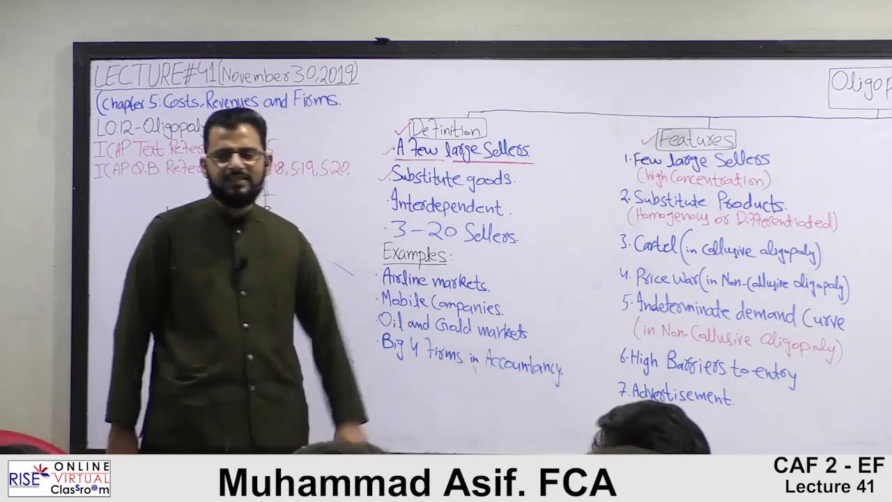 CA PAKISTAN CAF 2   M  Asif   Lecture 41 from RISE