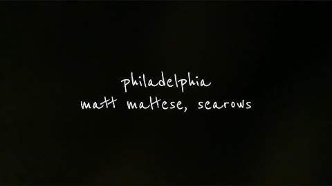 Philadelphia - Matt Maltese, Searows (cover) | practice diary #4 