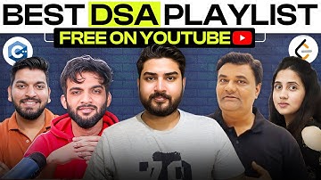 Best DSA Playlist On Youtube | Learn DSA for FREE 🔥