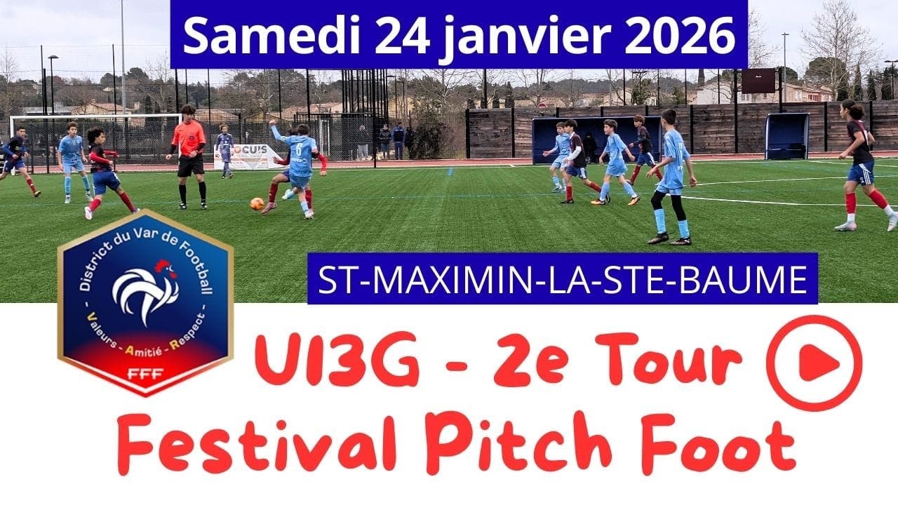 2 eme tour pitch saint Maximin U13G 24 janvier 2026