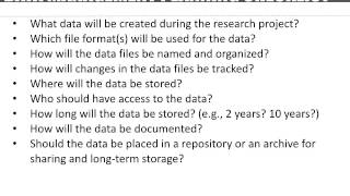 Data Management