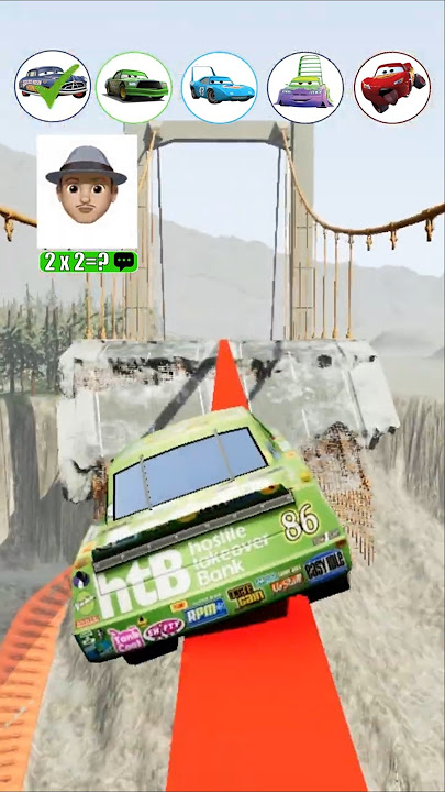 💚McQueen vs Doc Hudson vs Chick Hicks vs Wingo vs Dinoco King  #1 💥💨#cars #beamingdrive