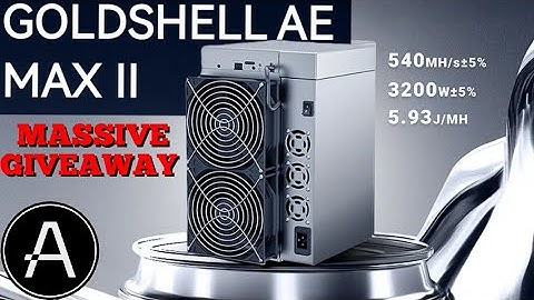 Goldshell AE MAX II ALEO MINER! SETUP, TESTING, REVIEW! MASSIVE GOLDSHELL GIVEAWAYS!