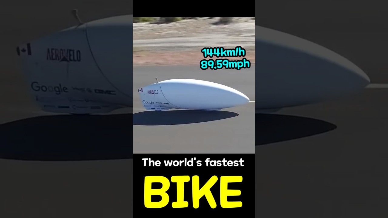 The Fastest in the World 🚀 Human Missile Bike 🚴‍♂️ AéroVélo Eta