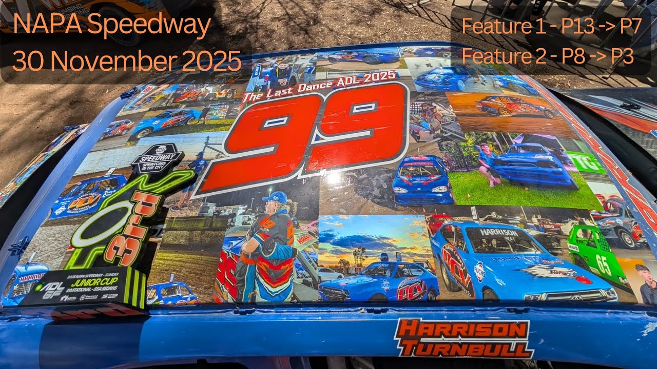 30/11/2025 - NAPA Speedway - Adelaide Grand Final - SSA Junior Sedans